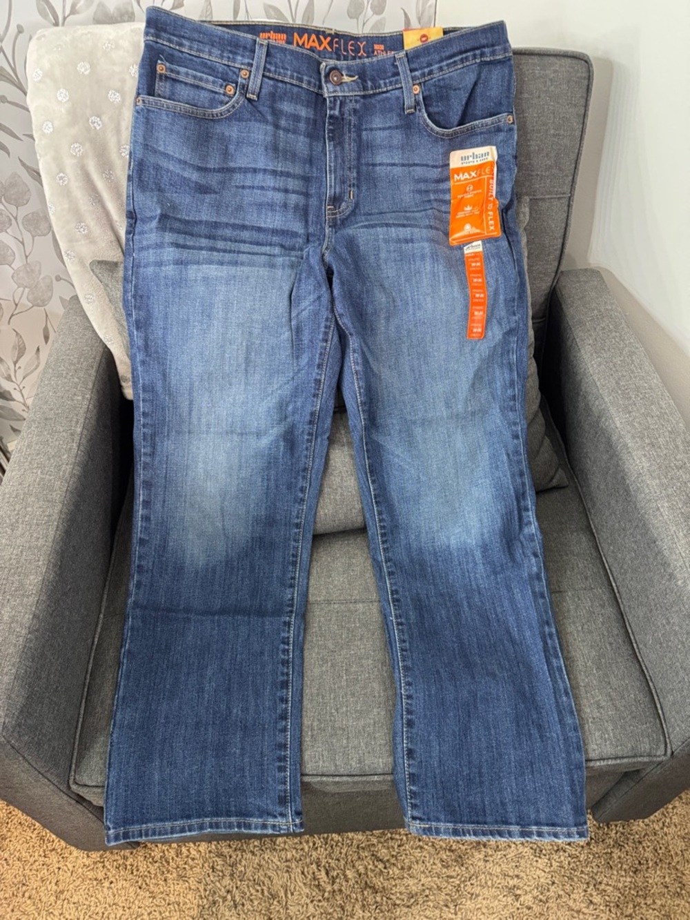 urban pipeline Blue Straight-Leg MAXFLEX Jeans